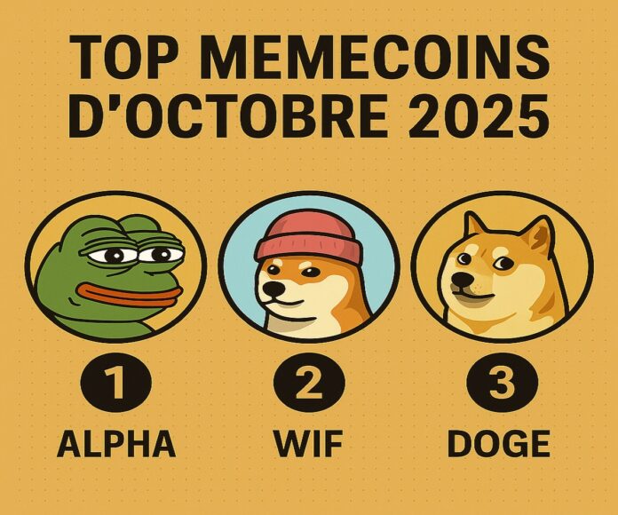 shitcoinmonnaie_Octobre confirme-les mèmecoins c'est le thermomètre émotionnel du marché crypto_ChatGPT Image 23 oct. 2025, 18_09_41 Octobre mèmecoins